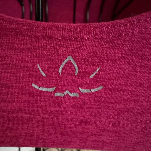 Beyond Yoga Spacedye Slim Racerback Sports Bra Heather Pink Small - Picture 3 of 6